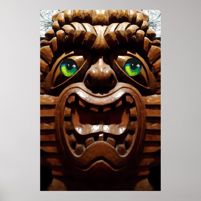 A Tiki Terraced - Ken Gage Art Poster (Framsidan)