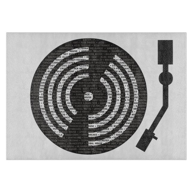 A till Z av Turntableskärbrädan för elektronisk (Framsidan)