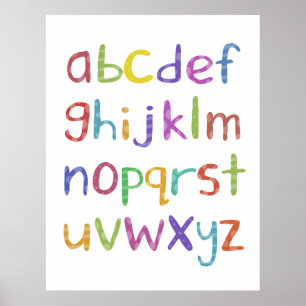 A till Z - poster utskrift