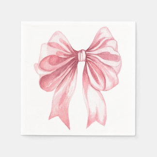A Tini Baby Girl Bow Napkin Pappersservett