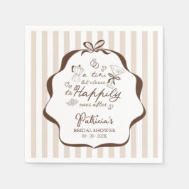 A Tini Bit Closer Espresso Martini Bridal Shower Pappersservett