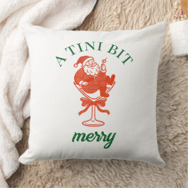 A Tini Bit Merry Christmas Santa Claus Kudde