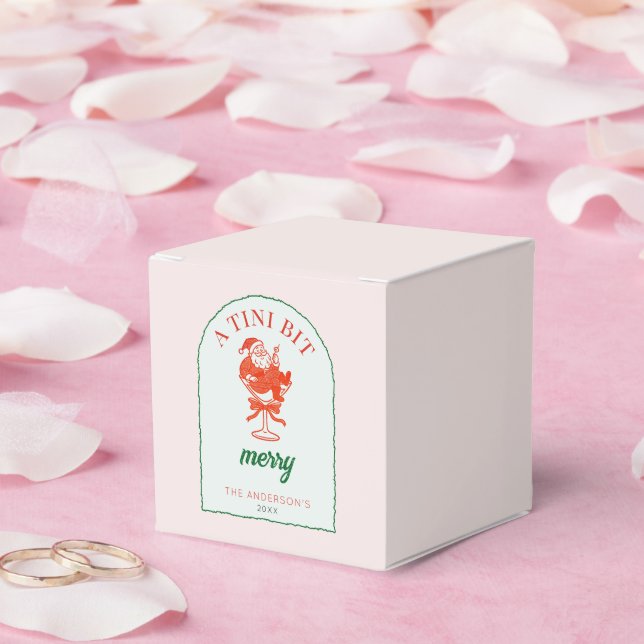 A Tini Bit Merry Christmas Santa Claus Presentaskar (Bröllop)