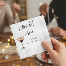 A Tini Bit Older 18th Birthday Party Napkins