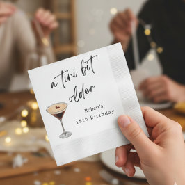 A Tini Bit Older 18th Birthday Party Napkins Pappersservett