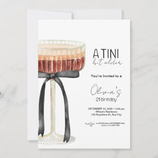 A Tini Bit Older Birthday Invitation Inbjudningar