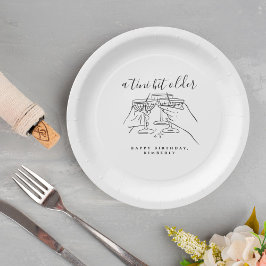 A Tini Bit Older Chic White Cocktai Birthday Party