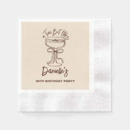A Tini Bit Older Espresso Martini 30års födelsedag Pappersservett