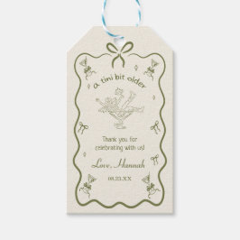 A Tini Bit Older Espresso Martini Birthday Thanks Presentetikett