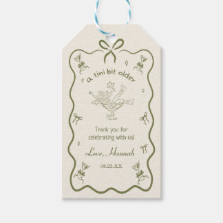 A Tini Bit Older Espresso Martini Birthday Thanks Presentetikett