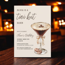 A Tini Bit Older Espresso Martini Födelsedagsfest