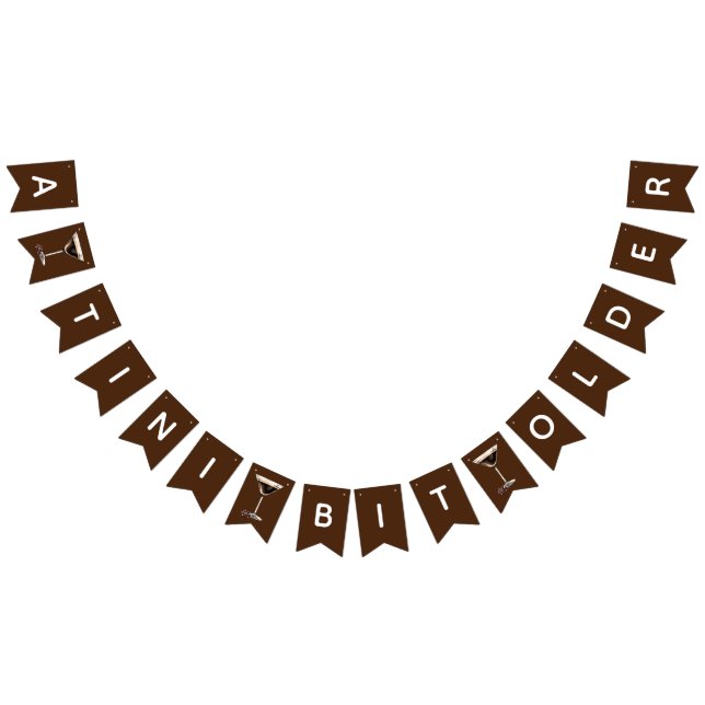 A Tini Bit Older, Espresso Martini Födelsedagsfest Vimplar (Alla)