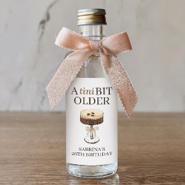 A Tini Bit Older Espresso Martini Party Favor Mini Spritflaskor Etikett