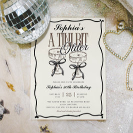 A Tini Bit Older Espresso Martini Quirky Birthday Inbjudningar