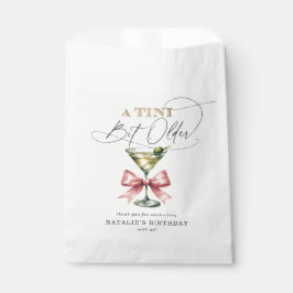 A Tini Bit Older Martini Rosa Bow Birthday