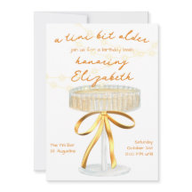 A Tini Bit Older Martini Theme Birthday-inbjudan