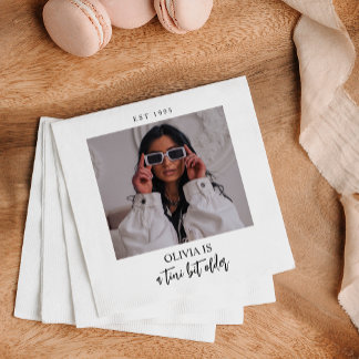 A Tini Bit Older Martini ThLED Photo Party Pappersservett