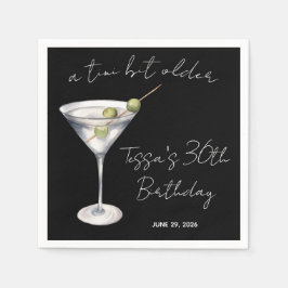A Tini Bit Older, Martini Thned Födelsedagsfest Pappersservett