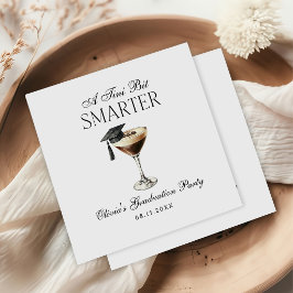 A Tini Bit Smarter Espresso Martini Graduation Pappersservett