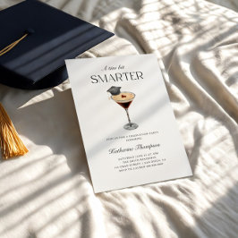 A Tini Bit Smarter Espresso Martini Studenten Inbjudningar