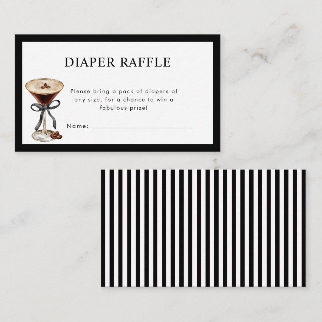 A Tini One is on the Way Baby Shower Enclosure  Tilläggskort (Fram/baksida)