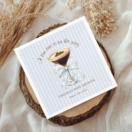 A tini One is on the Way Baby Shower Pappersservett