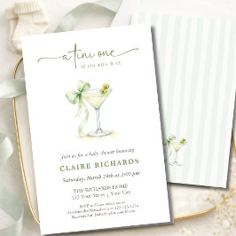 A Tini One Is On The Way Budget Baby Shower Flygblad