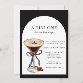 A Tini One Is on the Way Photo Couples Shower Inbjudningar
