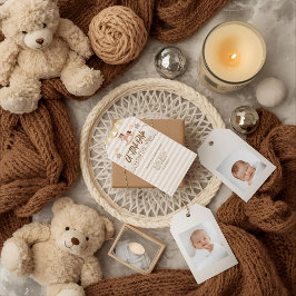 A Tini One On The Way Espresso Martini Baby Shower Presentetikett