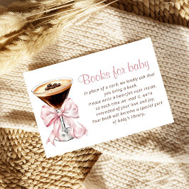 A Tini One Pink Espresso Martini Books for Baby Tilläggskort