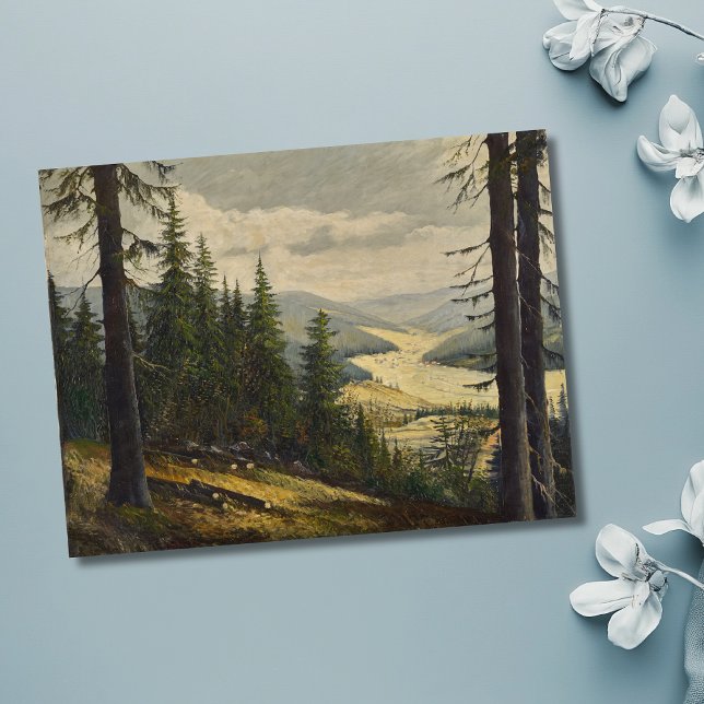 A Titta på Black Forest - Karl Julius Wilhelm Vykort (Skapare uppladdad)