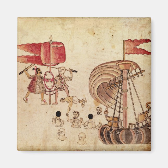 A Tlaxcalan warriorl Magnet (Framsidan)