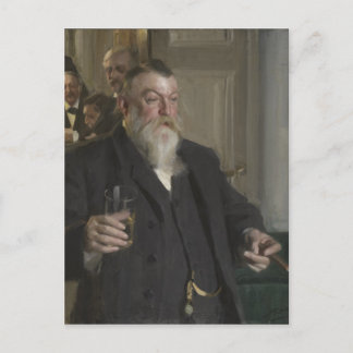 A Toast in Society by Anders Zorn Vykort