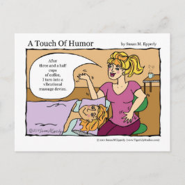 "A Touch of Humor" Vibrational Massage Device Vykort