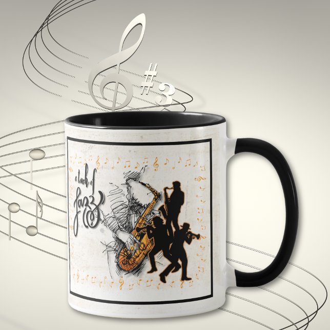 A Touch of Jazz Timless Vibes Mugg (Skapare uppladdad)