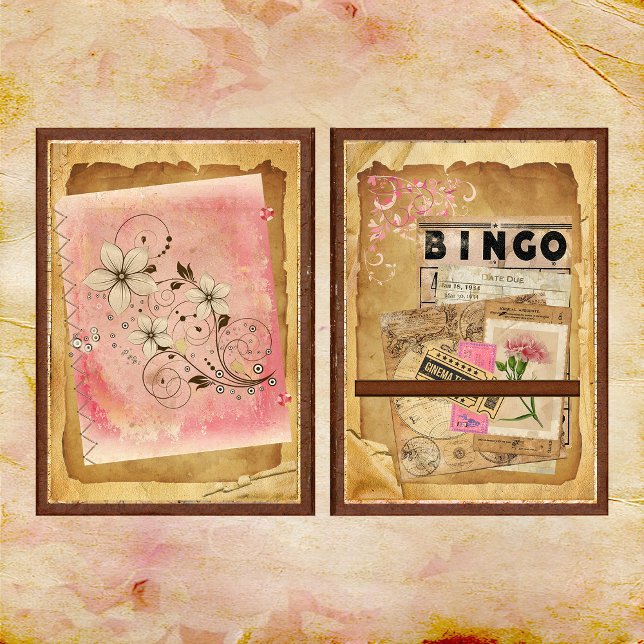 A Touch of Rosa Junk Journal Page (Skapare uppladdad)