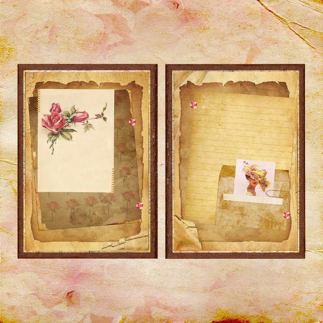 A Touch of Rosa Junk Journal Pages (Skapare uppladdad)