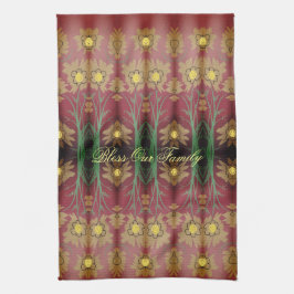 a-Towel Finare Ro och Gult Kökshandduk