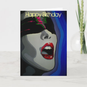 "A Tremble in Night" Birthday Card Kort