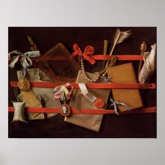 A Trompe L'Oeil of Objects Poster (Framsidan)