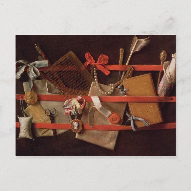 A Trompe L'Oeil of Objects Vykort (Framsida)