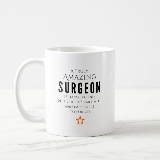A Truly Amazing Surgeon Personalized Kaffemugg (Vänster)