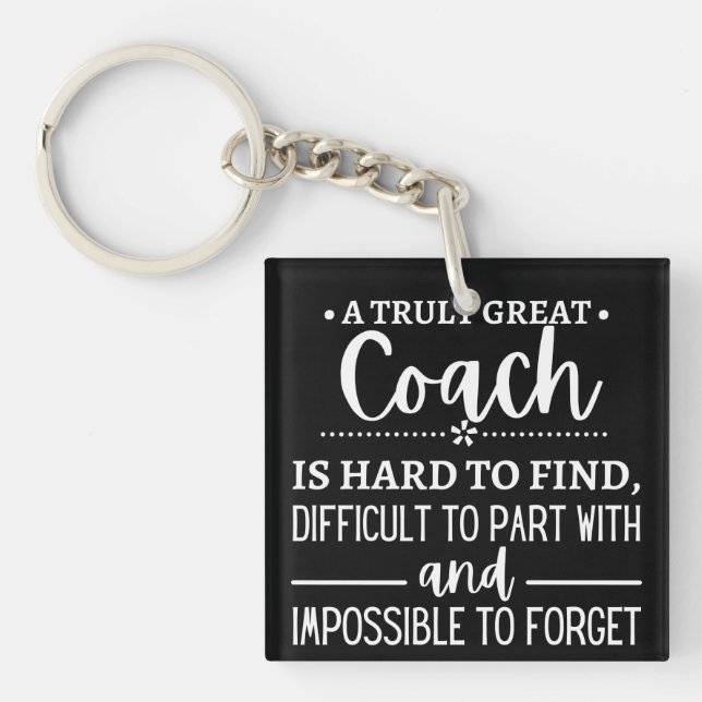 A Truly Great Coach is hard find (Framsidan)