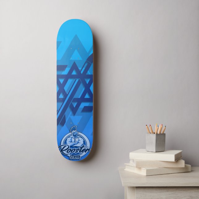 A Tupp Named Steve Looked över Gaza Gräns Mini Skateboard Bräda 18,5 Cm (Väggkonst)