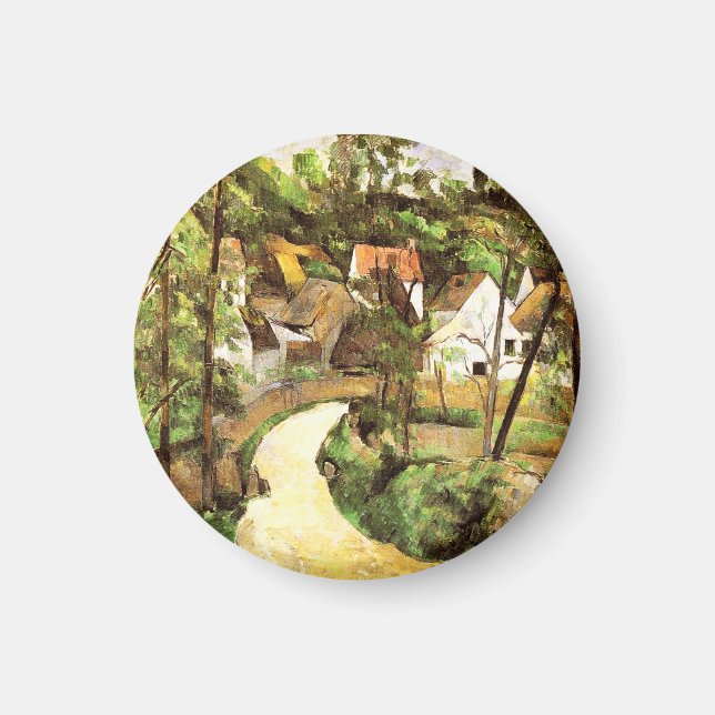 A Turn in Road Paul Cezanne Magnet (Framsidan)