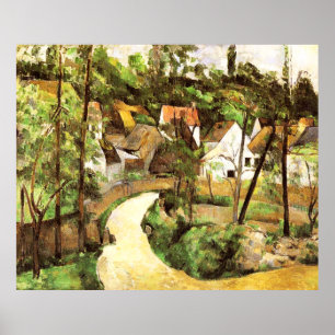 A Turn in Road Paul Cezanne Poster