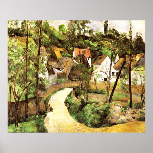 A Turn in Road Paul Cezanne Poster (Framsidan)