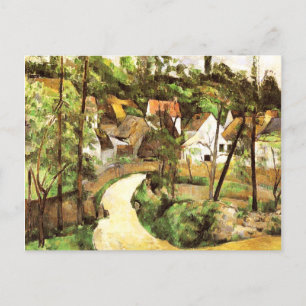 A Turn in Road Paul Cezanne Vykort