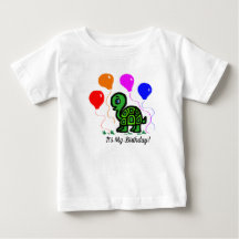 A Turtle and Balloons T-Shirt