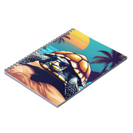 A Turtle Wearing Sunglasses Anteckningsbok